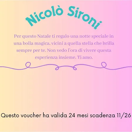 Glamping Sky - Bubble Tuscany Nel Ex Convento Delle Suore Carrara